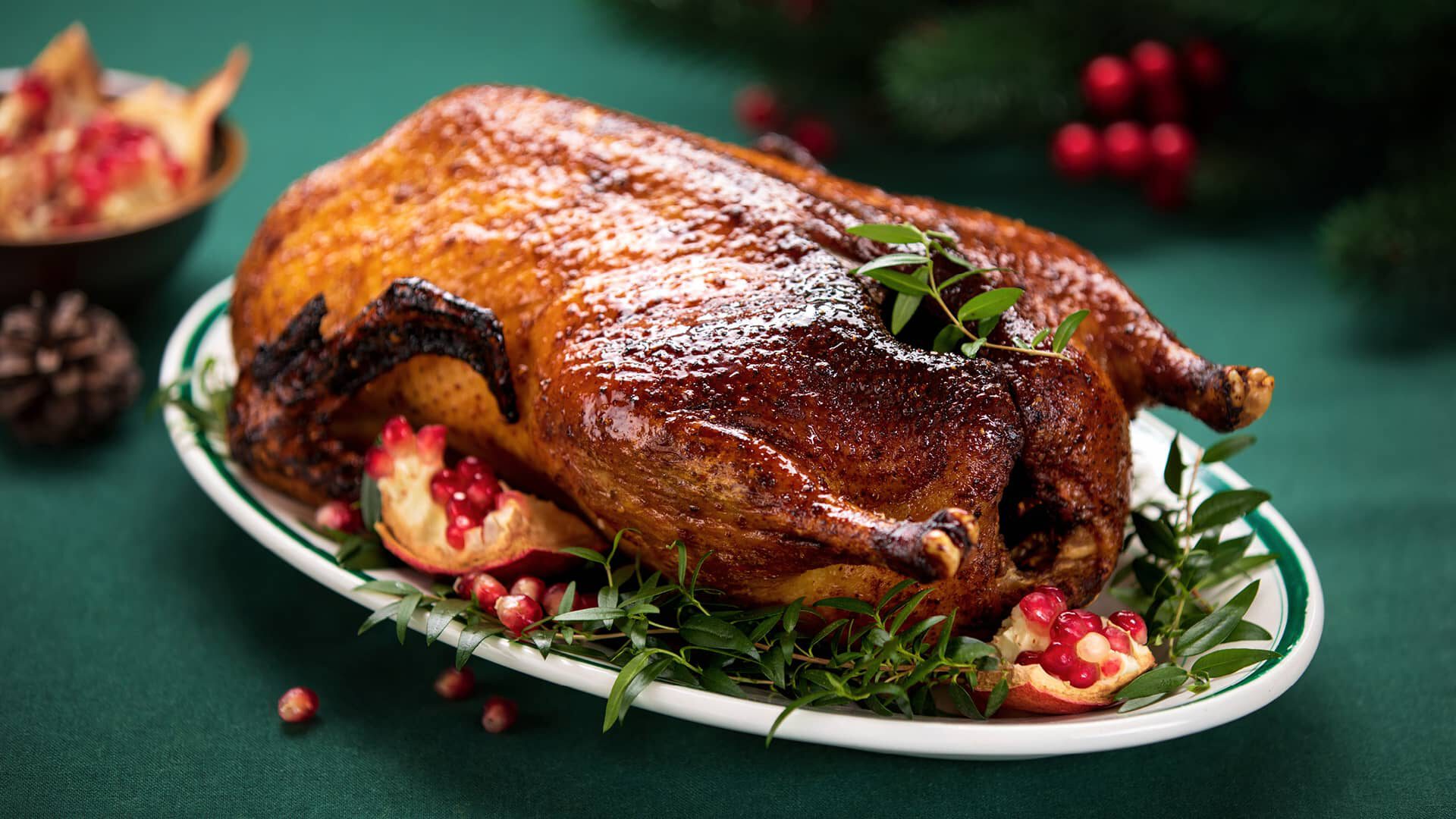 Frische Bio-Weidegans zu Weihnachten