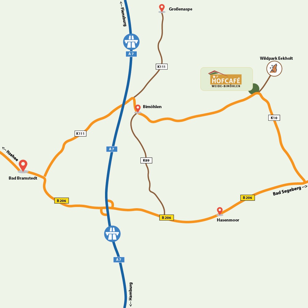 Anfahrt Karte Hof Weide